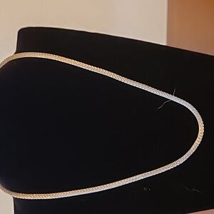 WOMAN'S SILVER PLATED ROPE NECKLACE